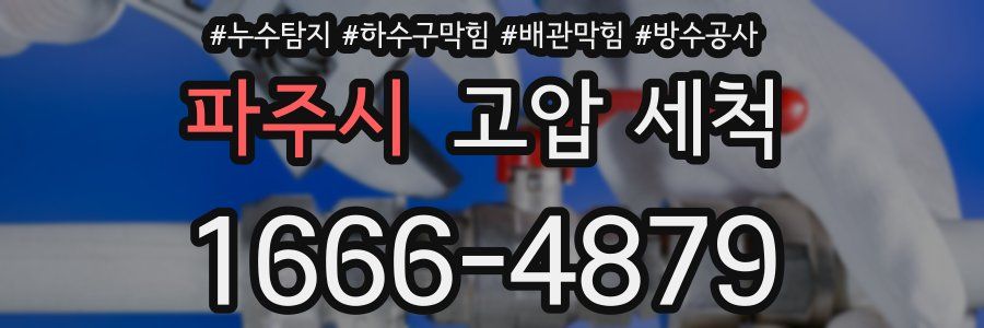 파주시 고압 세척