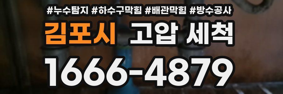 김포시 고압 세척