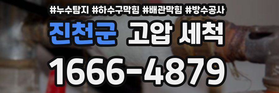 진천군 고압 세척