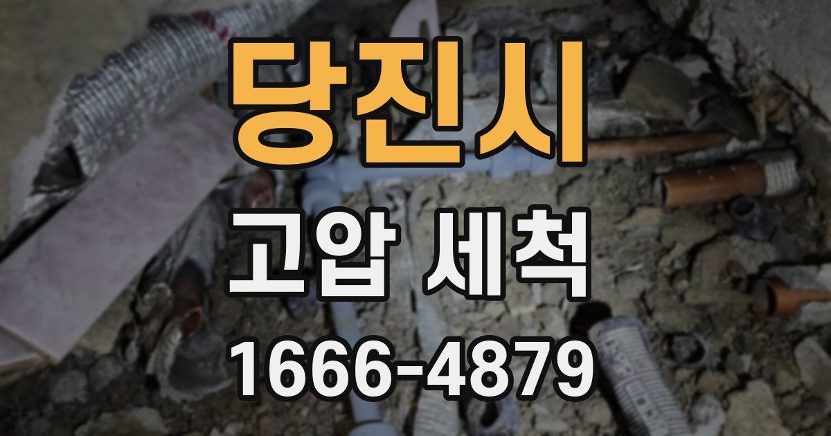 당진시 고압 세척