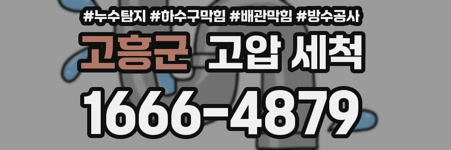 고흥군 고압 세척