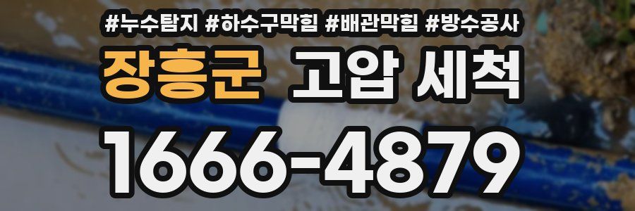 장흥군 고압 세척