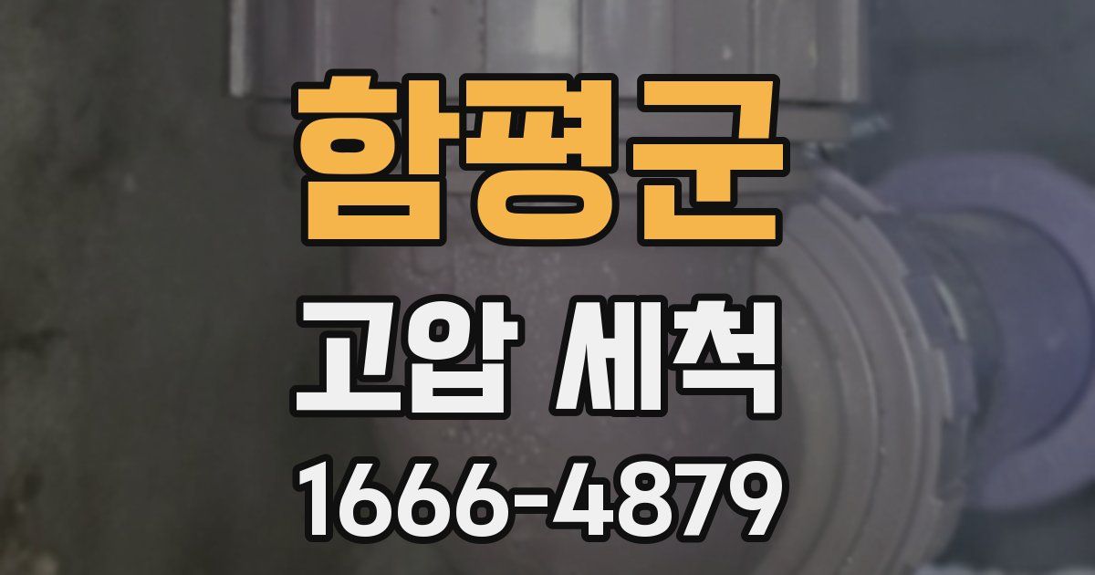 함평군 고압 세척