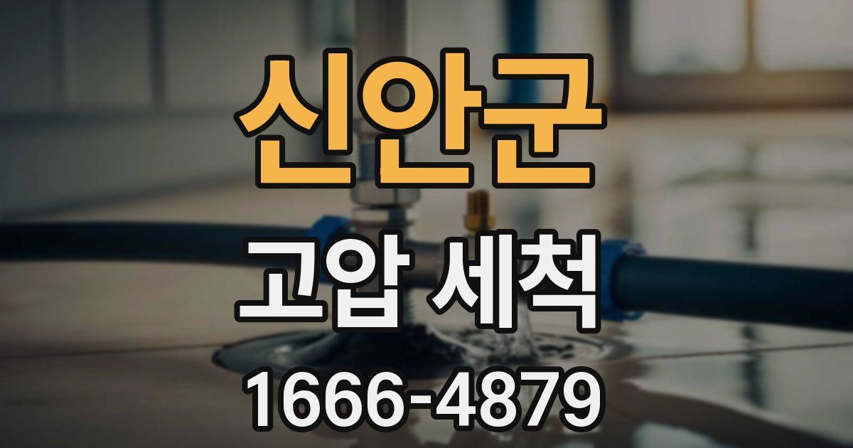 신안군 고압 세척