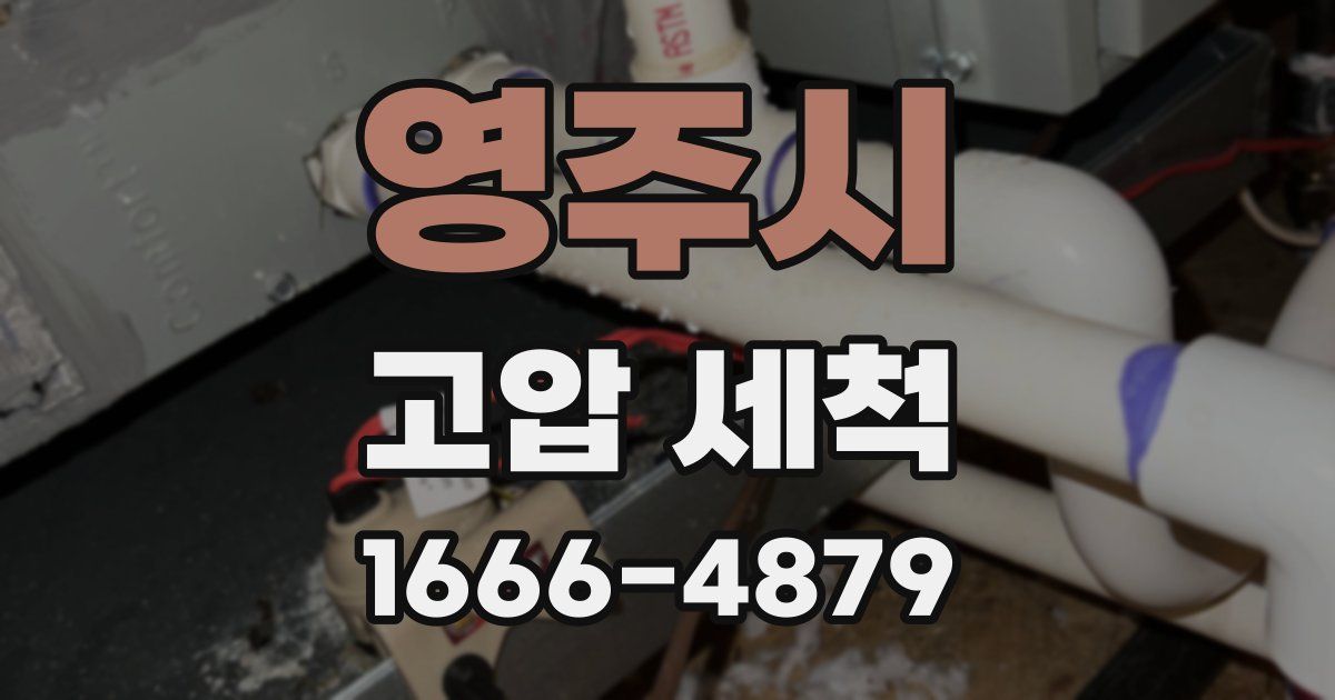 영주시 고압 세척