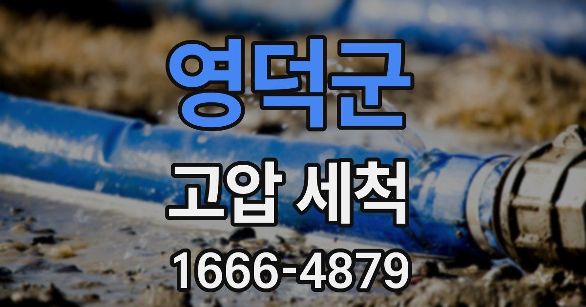 영덕군 고압 세척