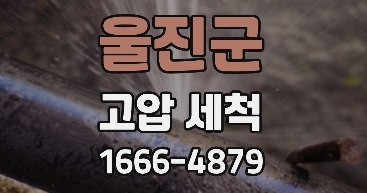 울진군 고압 세척