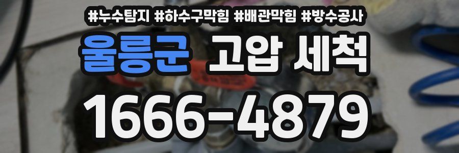 울릉군 고압 세척