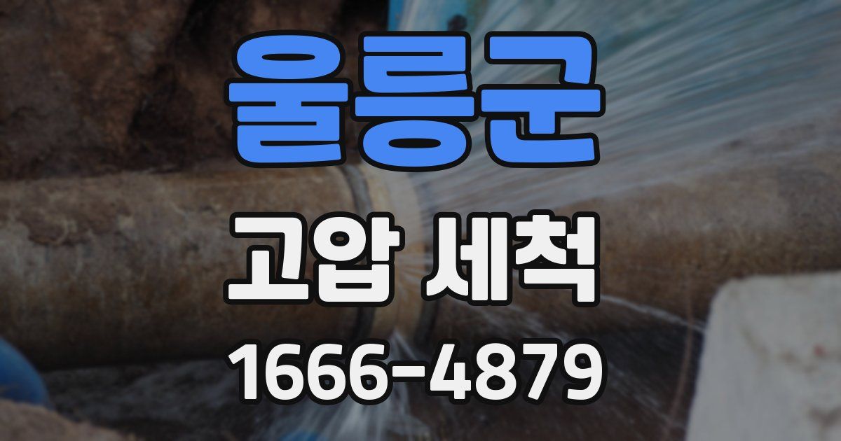 울릉군 고압 세척