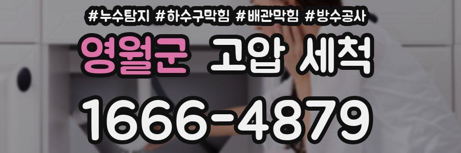 영월군 고압 세척