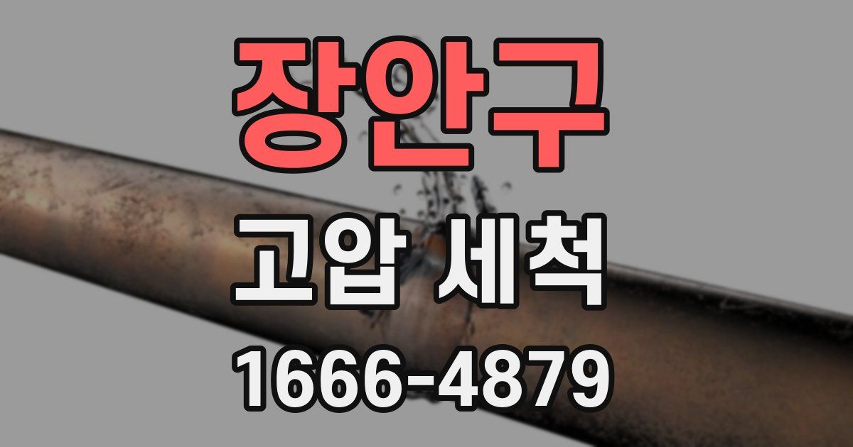 장안구 고압 세척