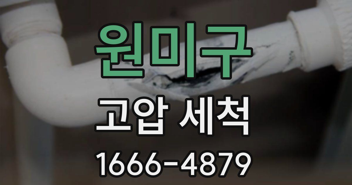 원미구 고압 세척