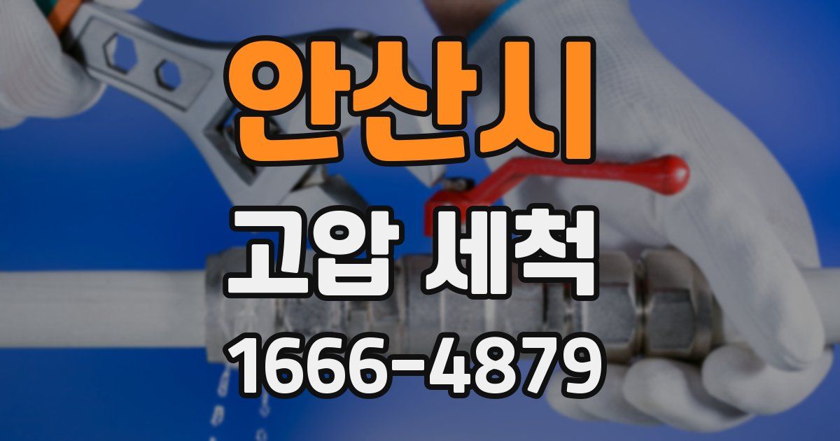 안산시 고압 세척