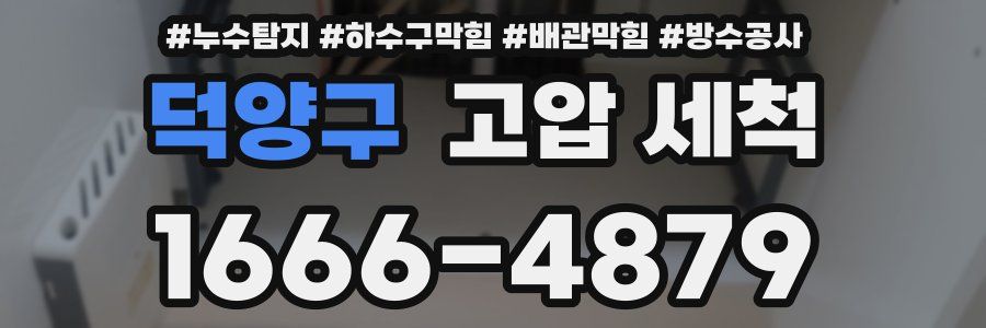 덕양구 고압 세척