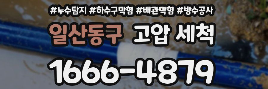 일산동구 고압 세척