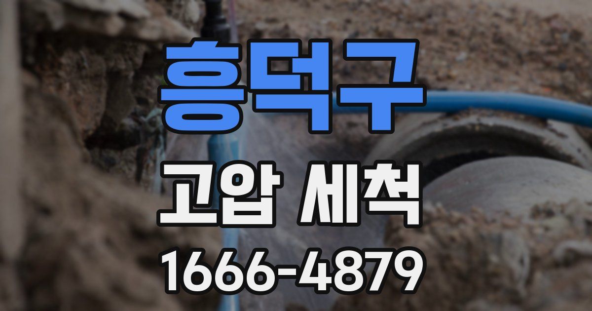 흥덕구 고압 세척