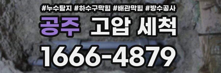 공주 고압 세척