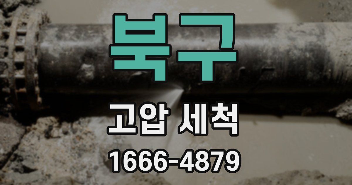 북구 고압 세척