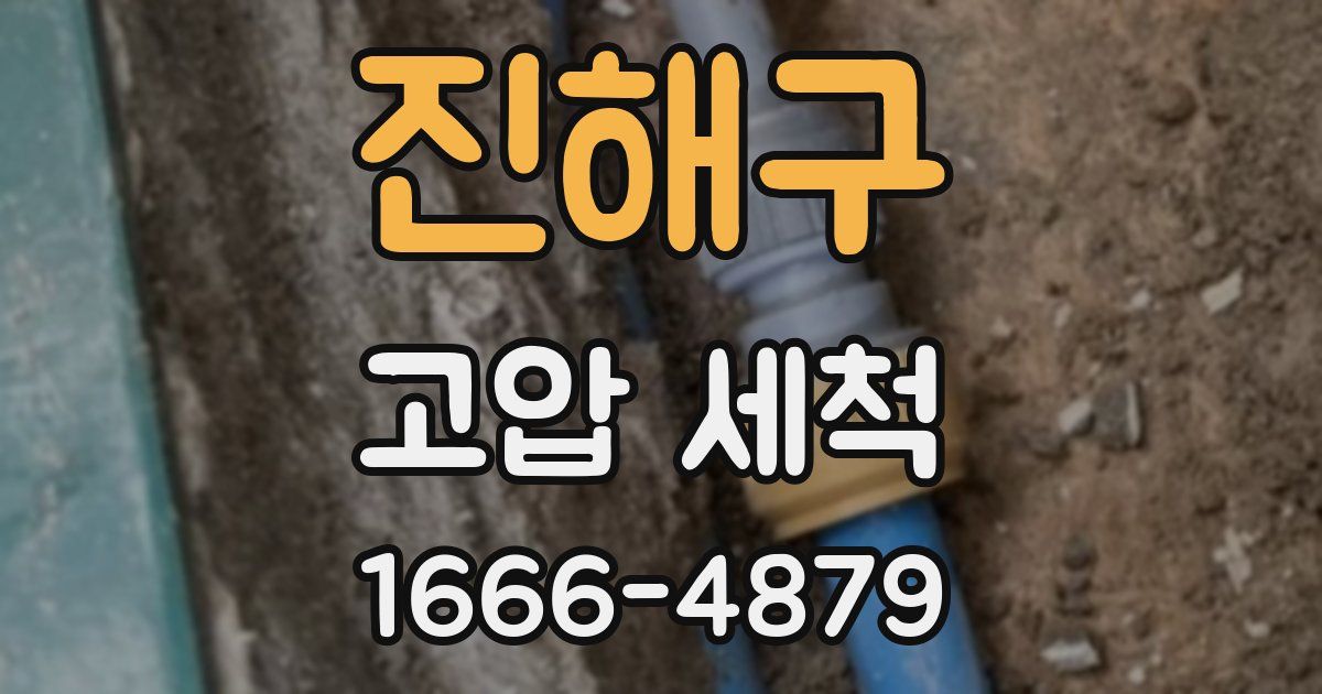 진해구 고압 세척
