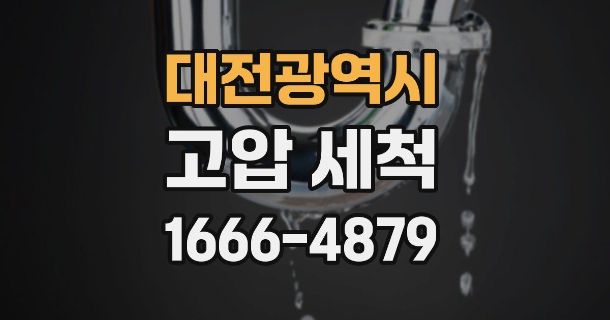 대전광역시 고압 세척