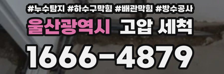 울산광역시 고압 세척