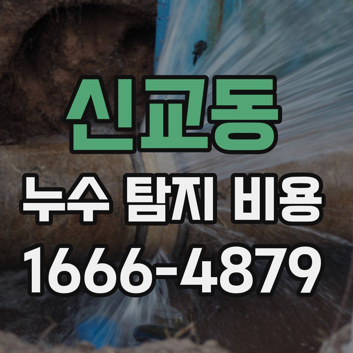 신교동 누수 탐지 비용
