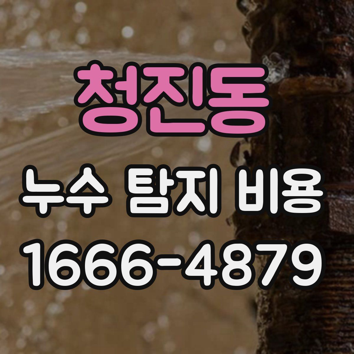 청진동 누수 탐지 비용