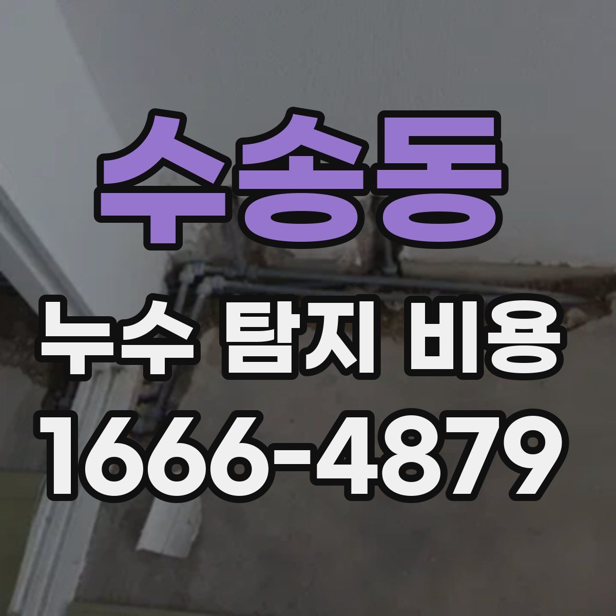 수송동 누수 탐지 비용