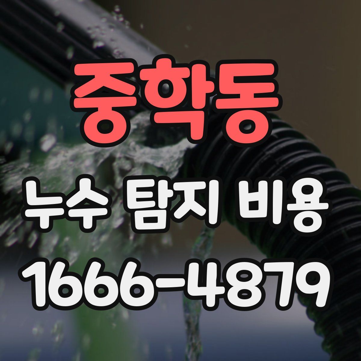 중학동 누수 탐지 비용