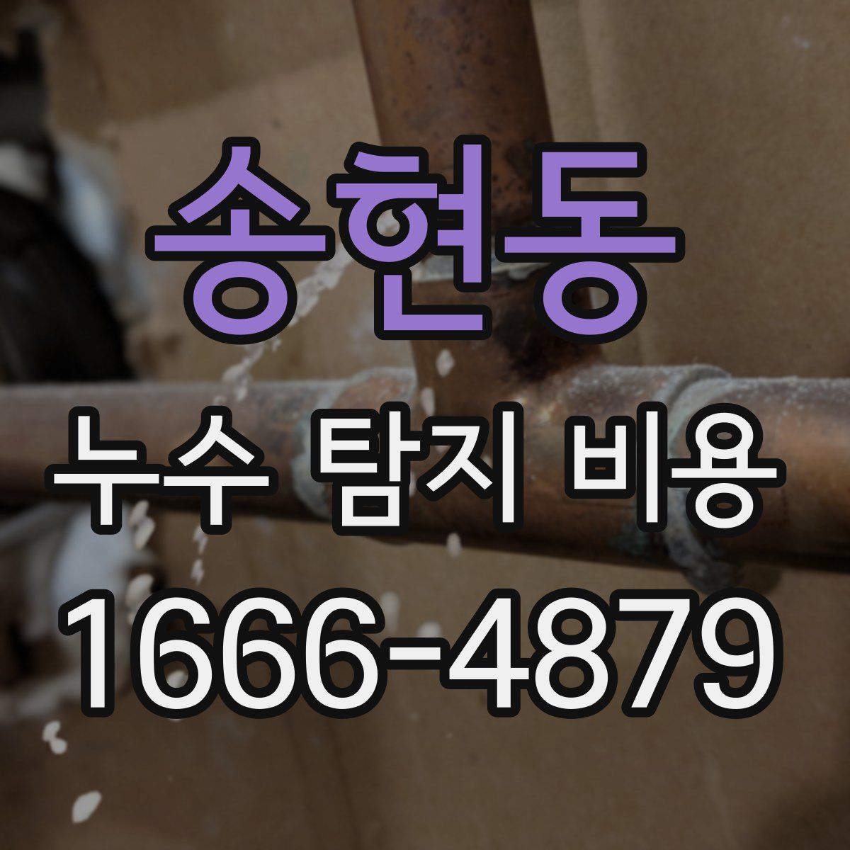 송현동 누수 탐지 비용