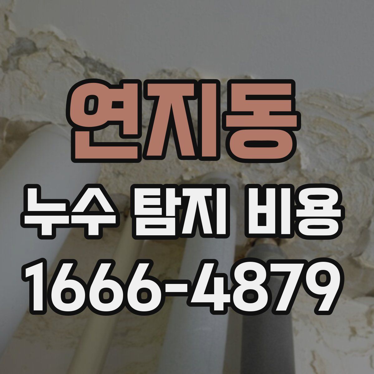 연지동 누수 탐지 비용