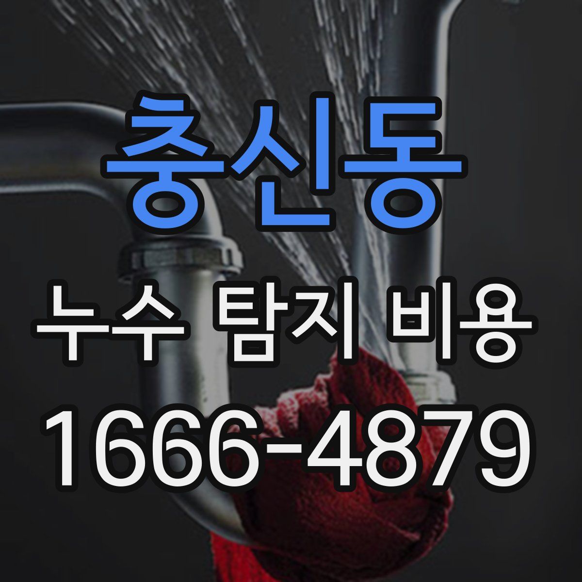 충신동 누수 탐지 비용