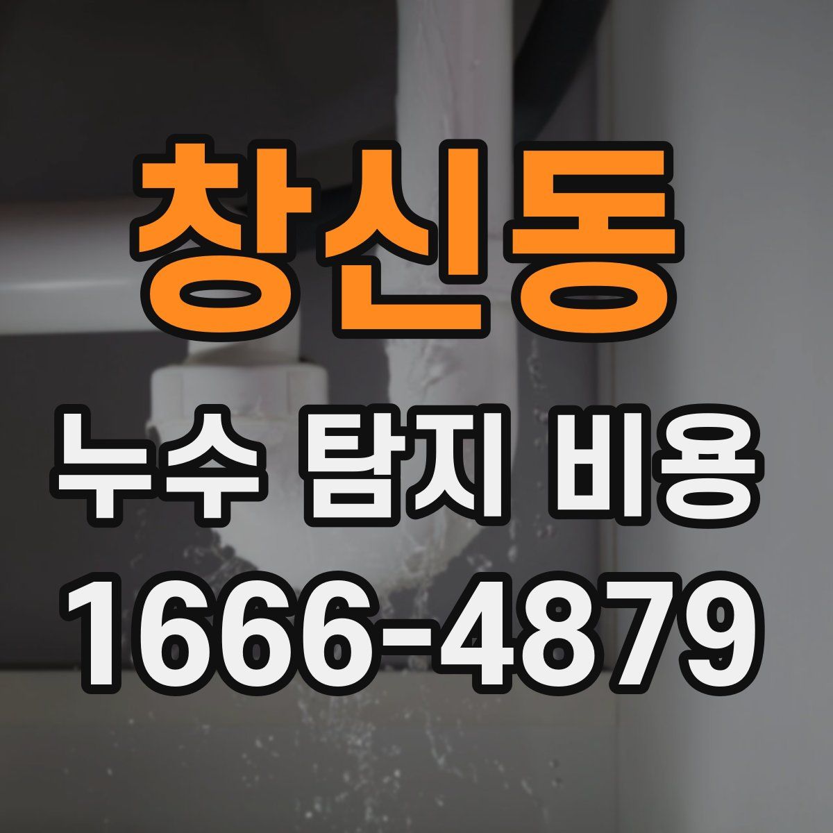 창신동 누수 탐지 비용