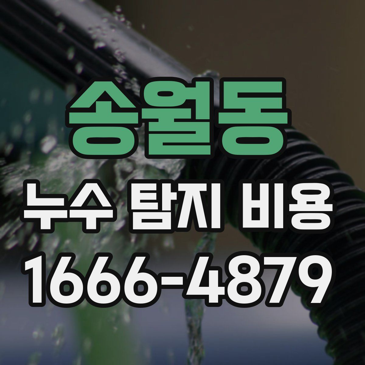 송월동 누수 탐지 비용