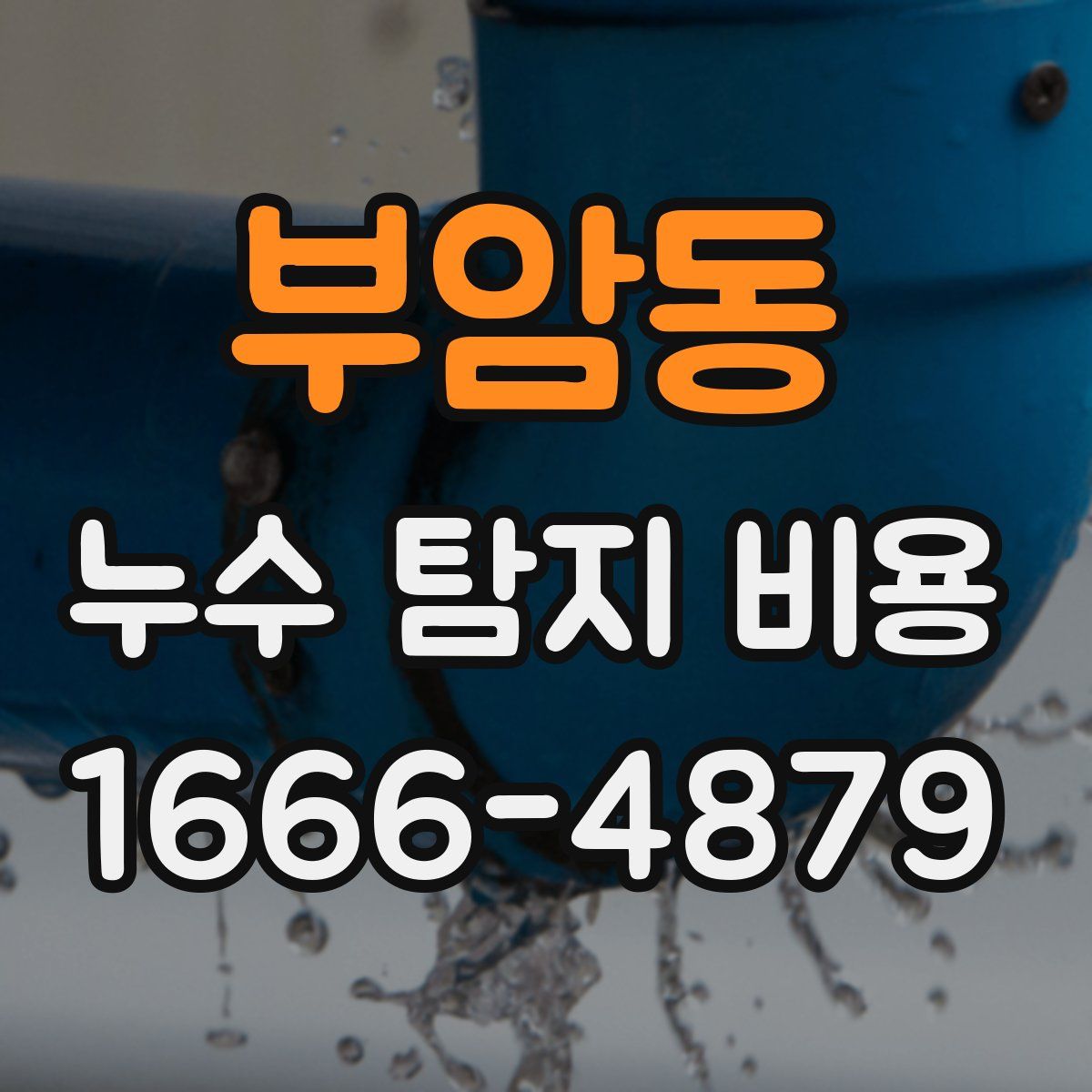 부암동 누수 탐지 비용