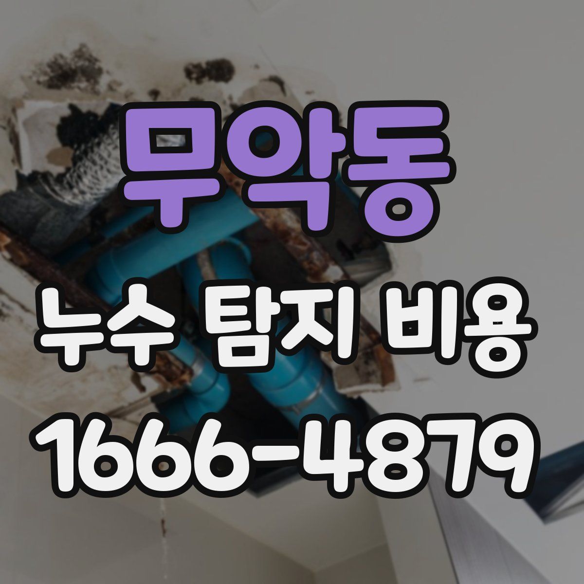 무악동 누수 탐지 비용