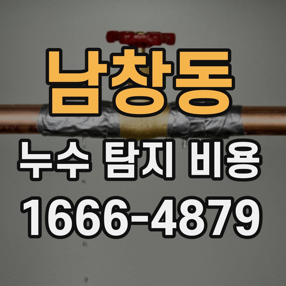 남창동 누수 탐지 비용