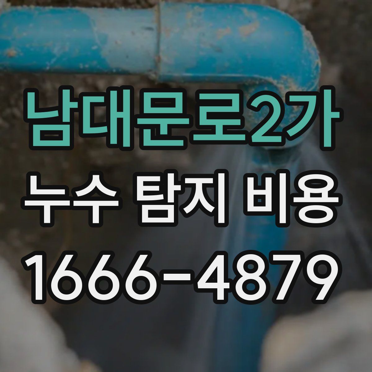 남대문로2가 누수 탐지 비용