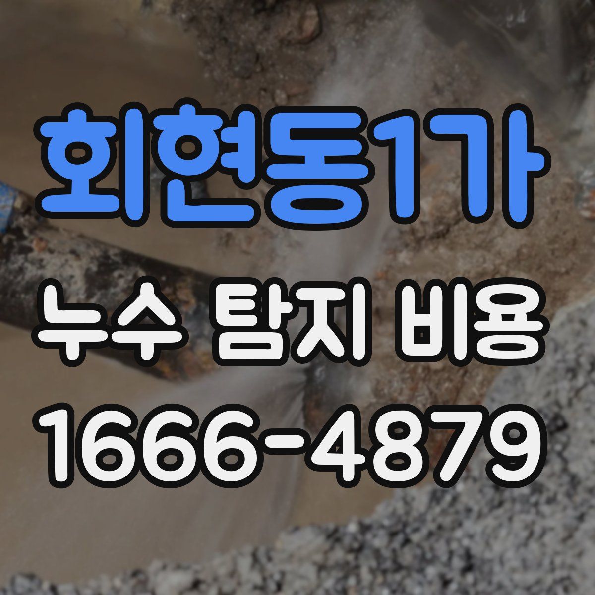 회현동1가 누수 탐지 비용