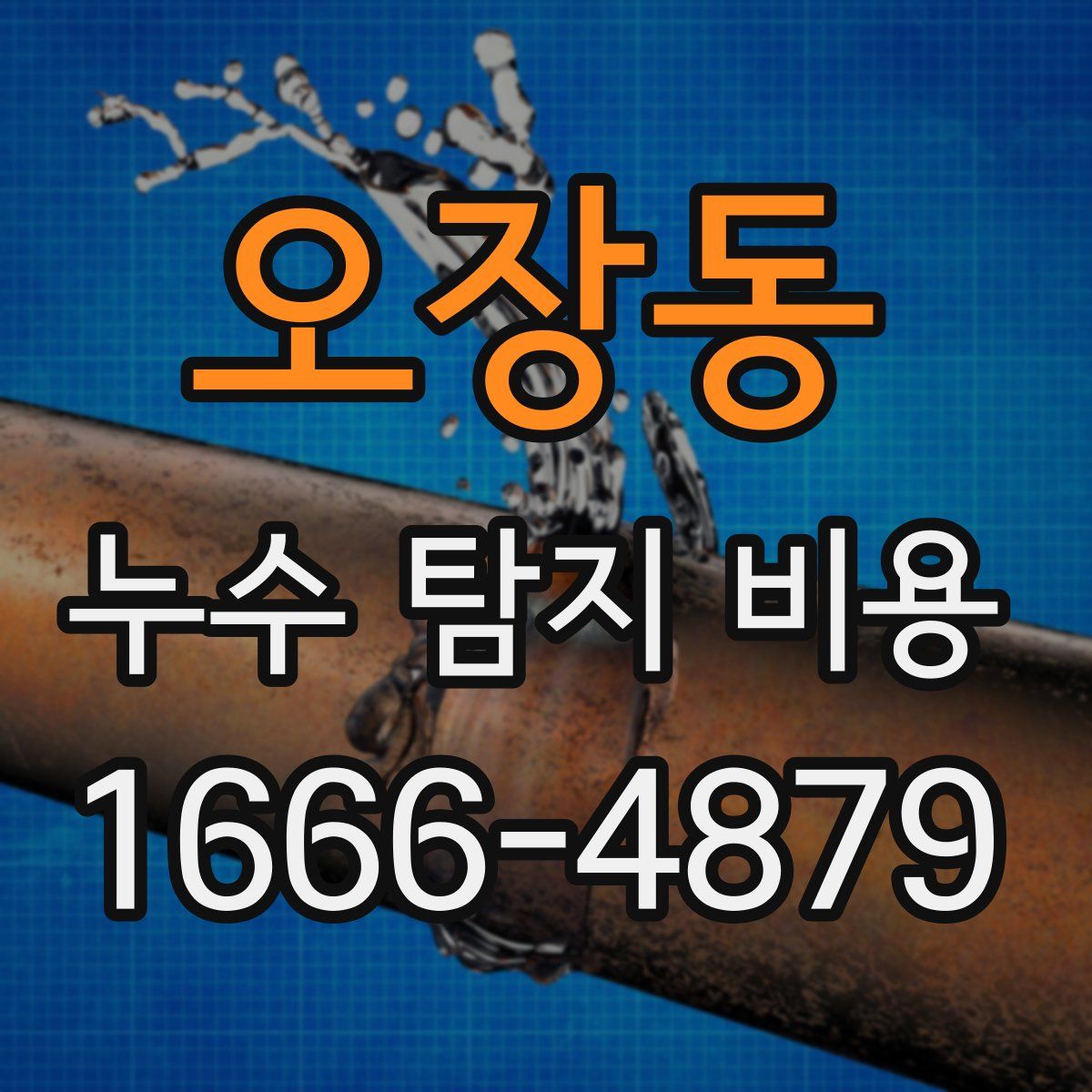 오장동 누수 탐지 비용