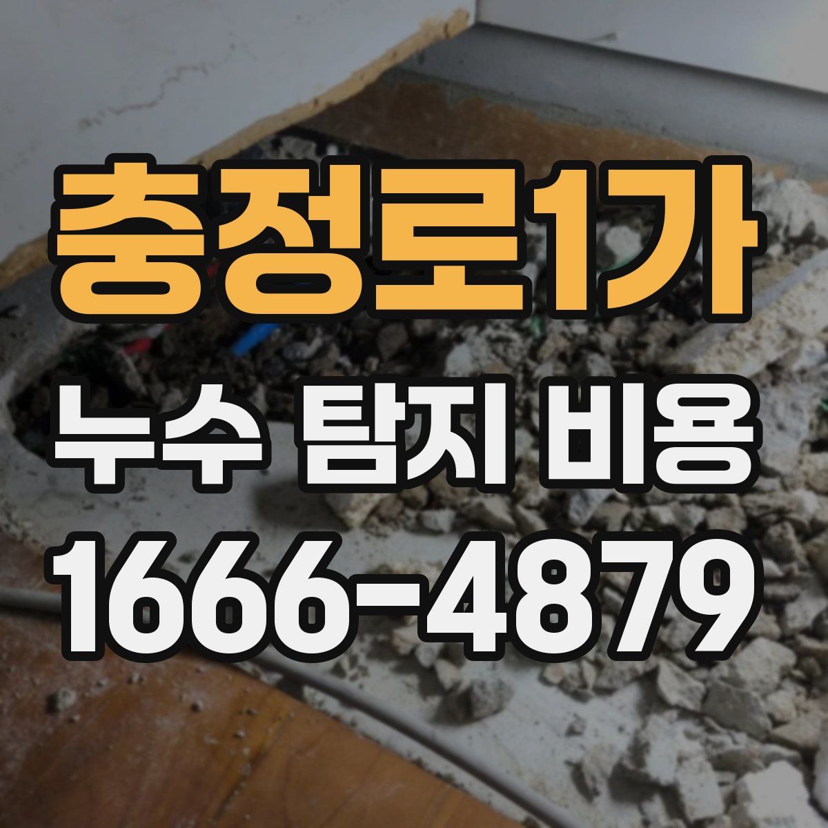 충정로1가 누수 탐지 비용