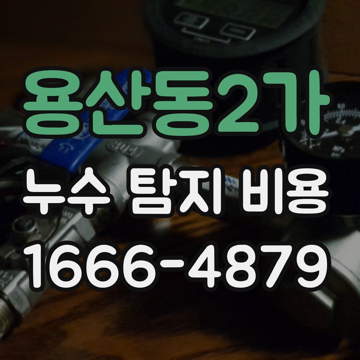 용산동2가 누수 탐지 비용