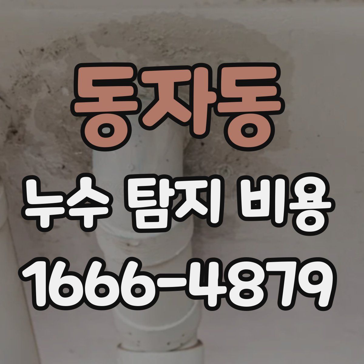 동자동 누수 탐지 비용