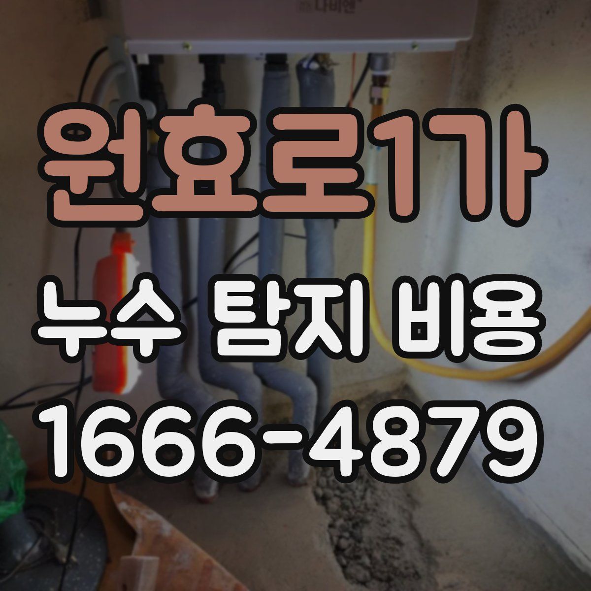 원효로1가 누수 탐지 비용