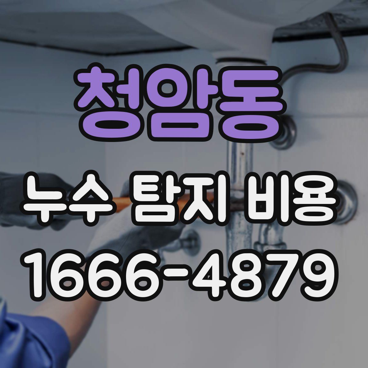 청암동 누수 탐지 비용