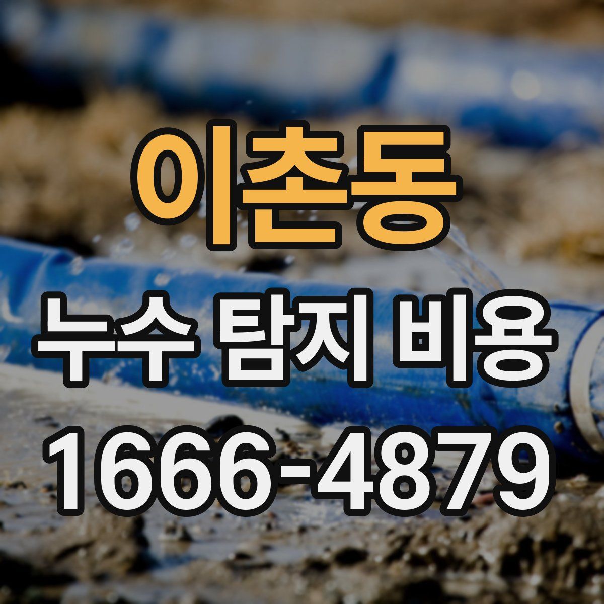 이촌동 누수 탐지 비용