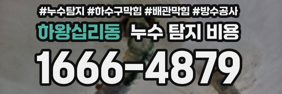 하왕십리동 누수 탐지 비용