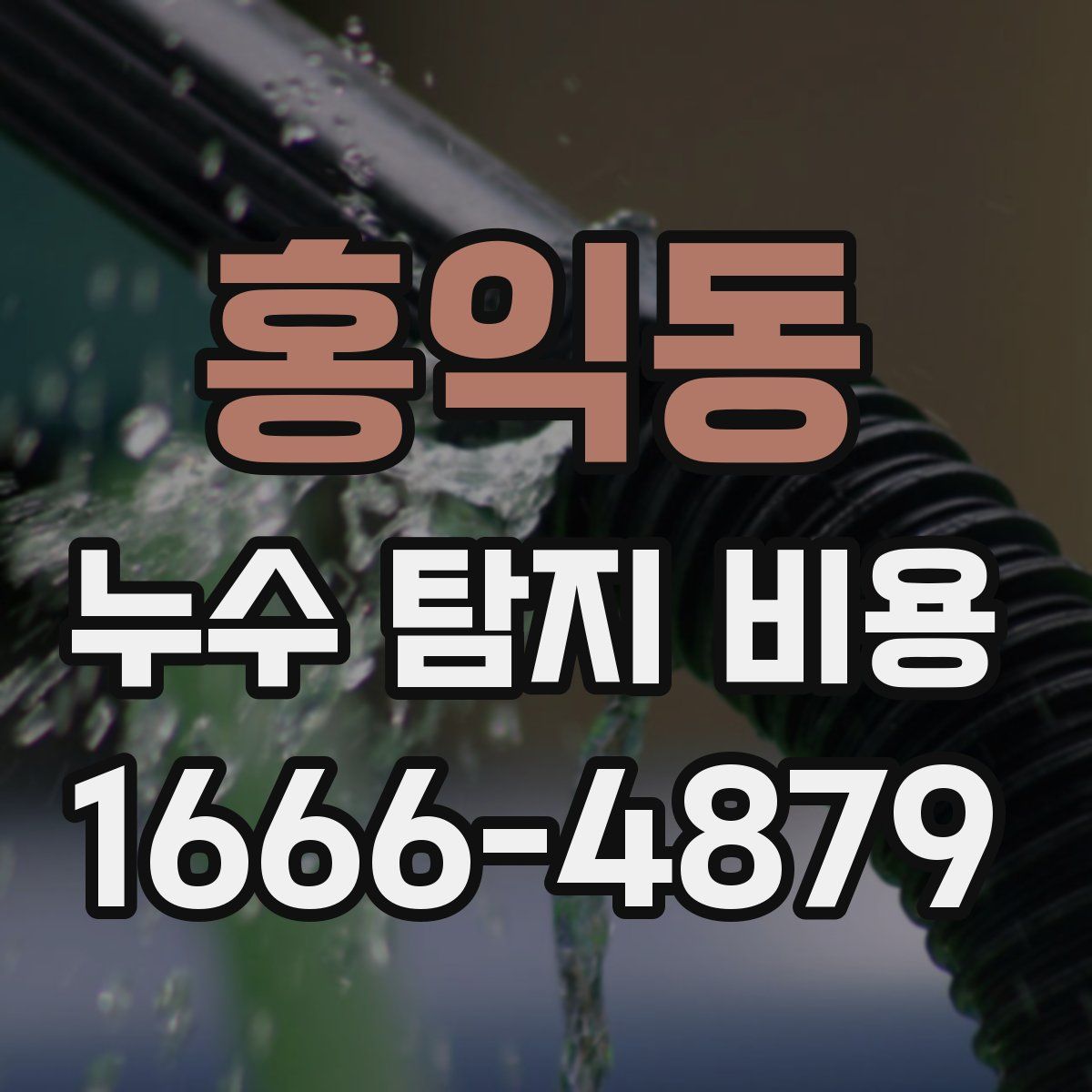 홍익동 누수 탐지 비용