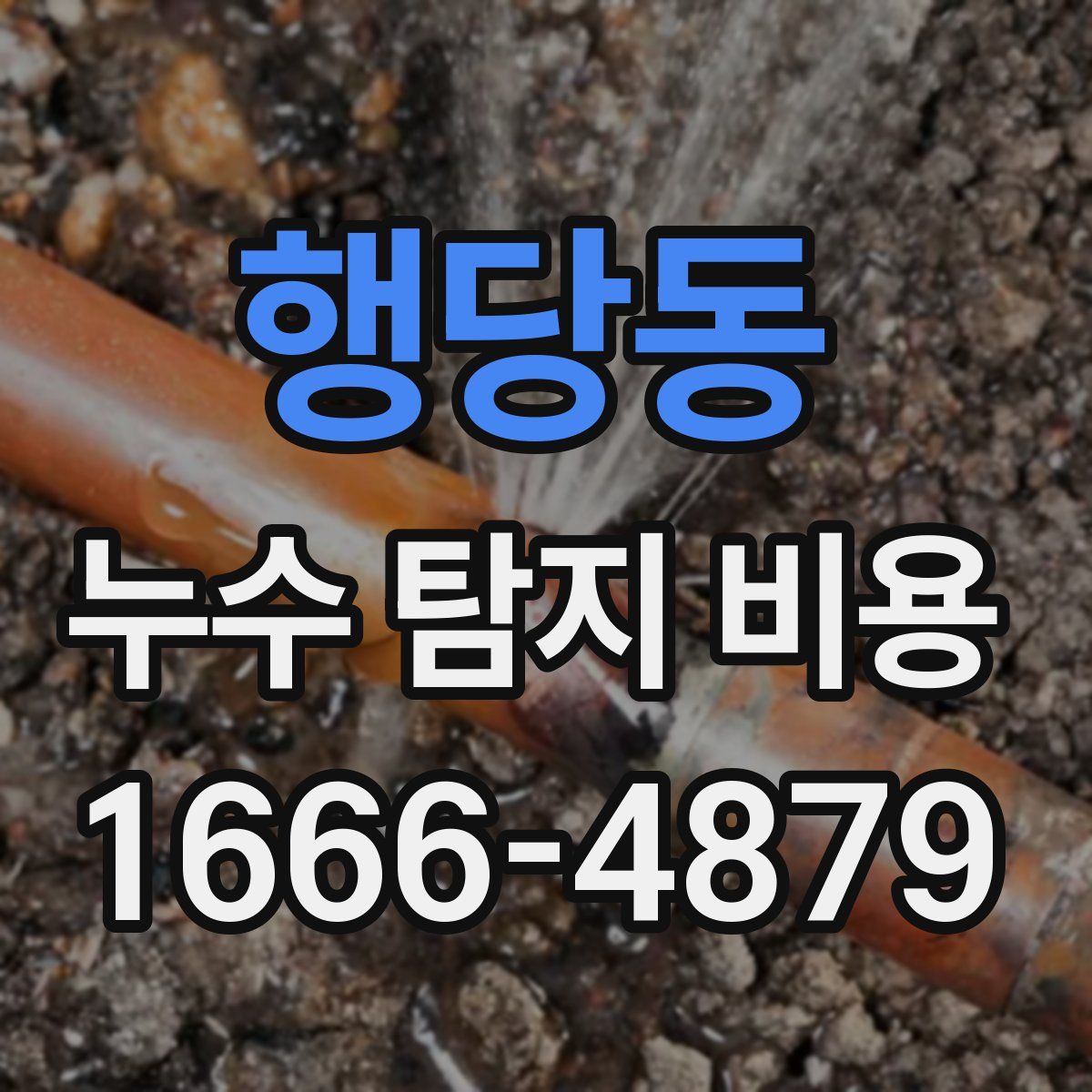 행당동 누수 탐지 비용