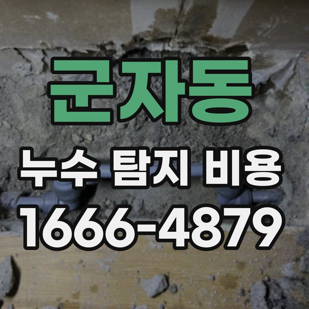 군자동 누수 탐지 비용
